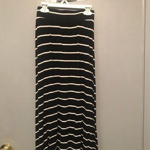 Black and white skirt